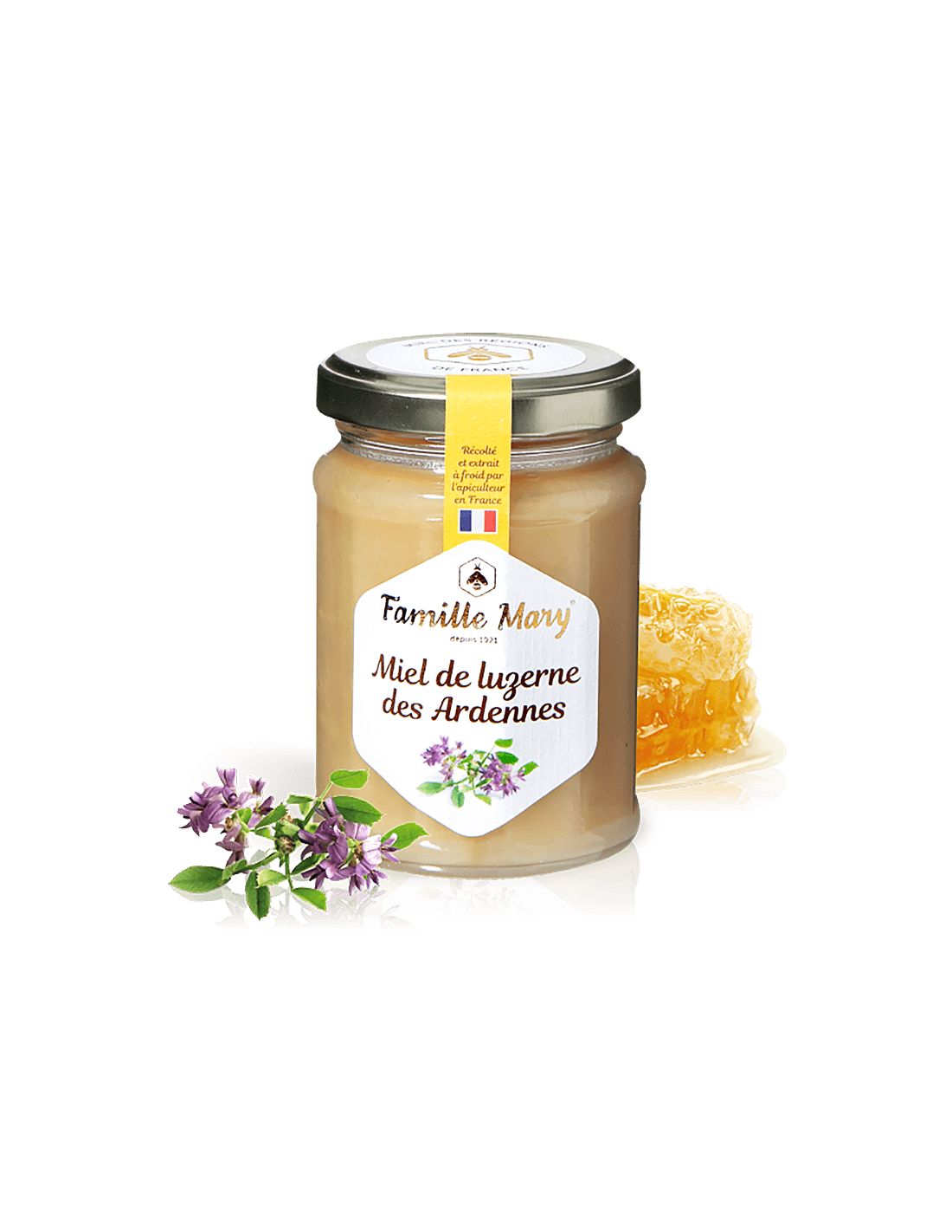Miel de Luƺerne des Ardennes / Lucerne Honey, 230g Famille Mary