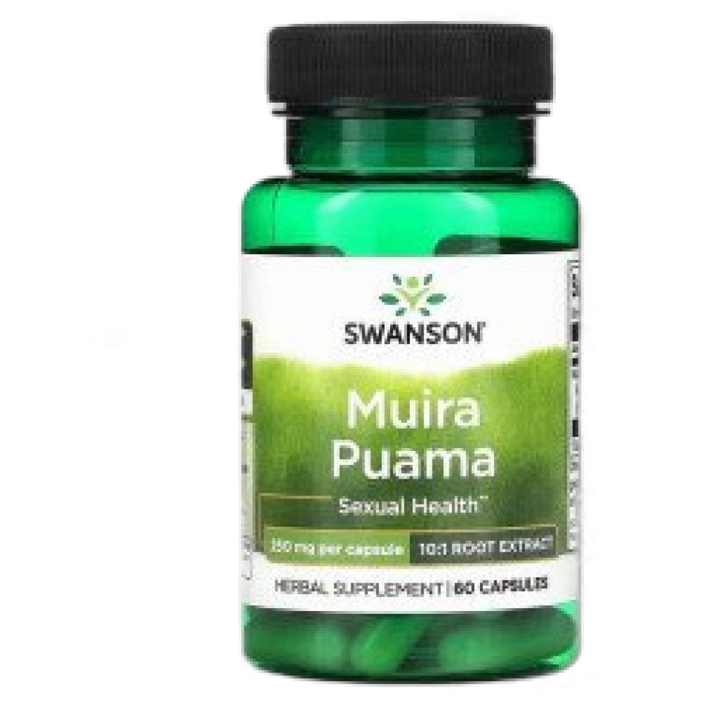 Muira puma 250 mg | 10: 1 ekstrakt 60 kapsul