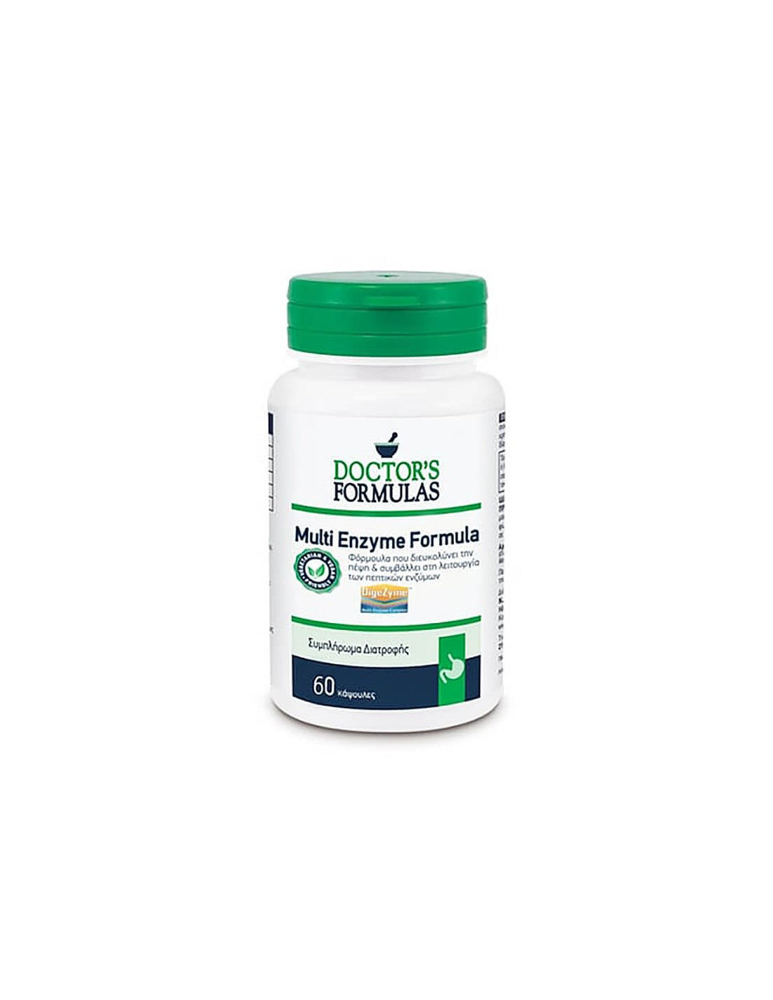 Multi encimska formula, 60 kapsulskih zdravniških formul