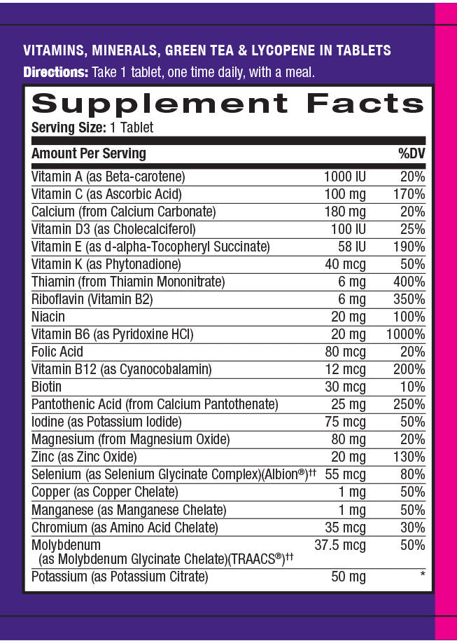 Večkrat za moške multivitamin 90 zavihkov.