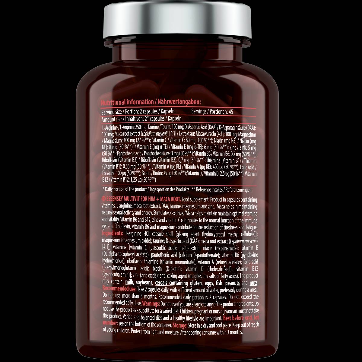 Multivit zanj + maca koren - 90 kapsul