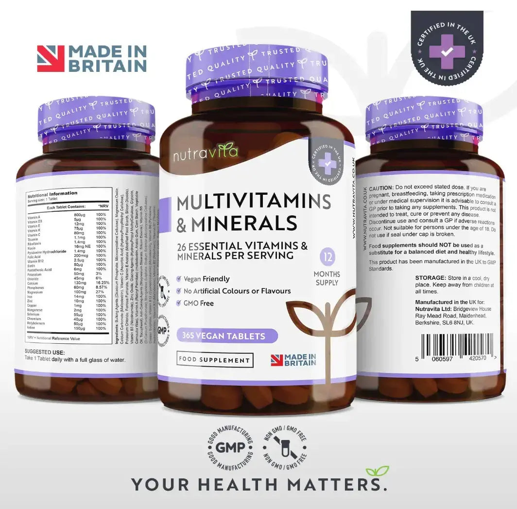 Multivitamini - 26 bistvenih sestavin /365 tablet, 365 dni/ <tc>Nutravita</tc>
