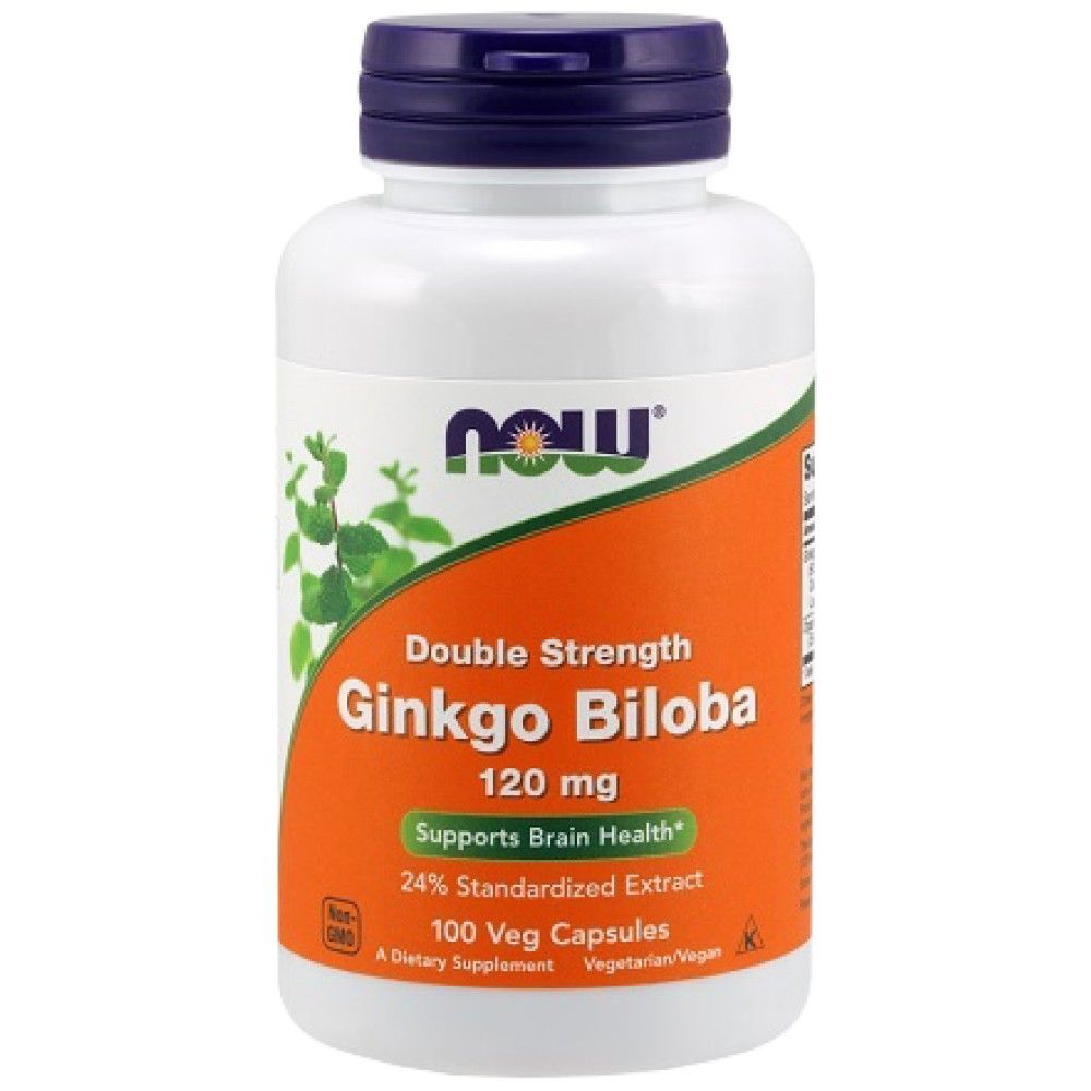 Ginkgo biliba 120 mg / dvojna trdnost - 100 kapsul