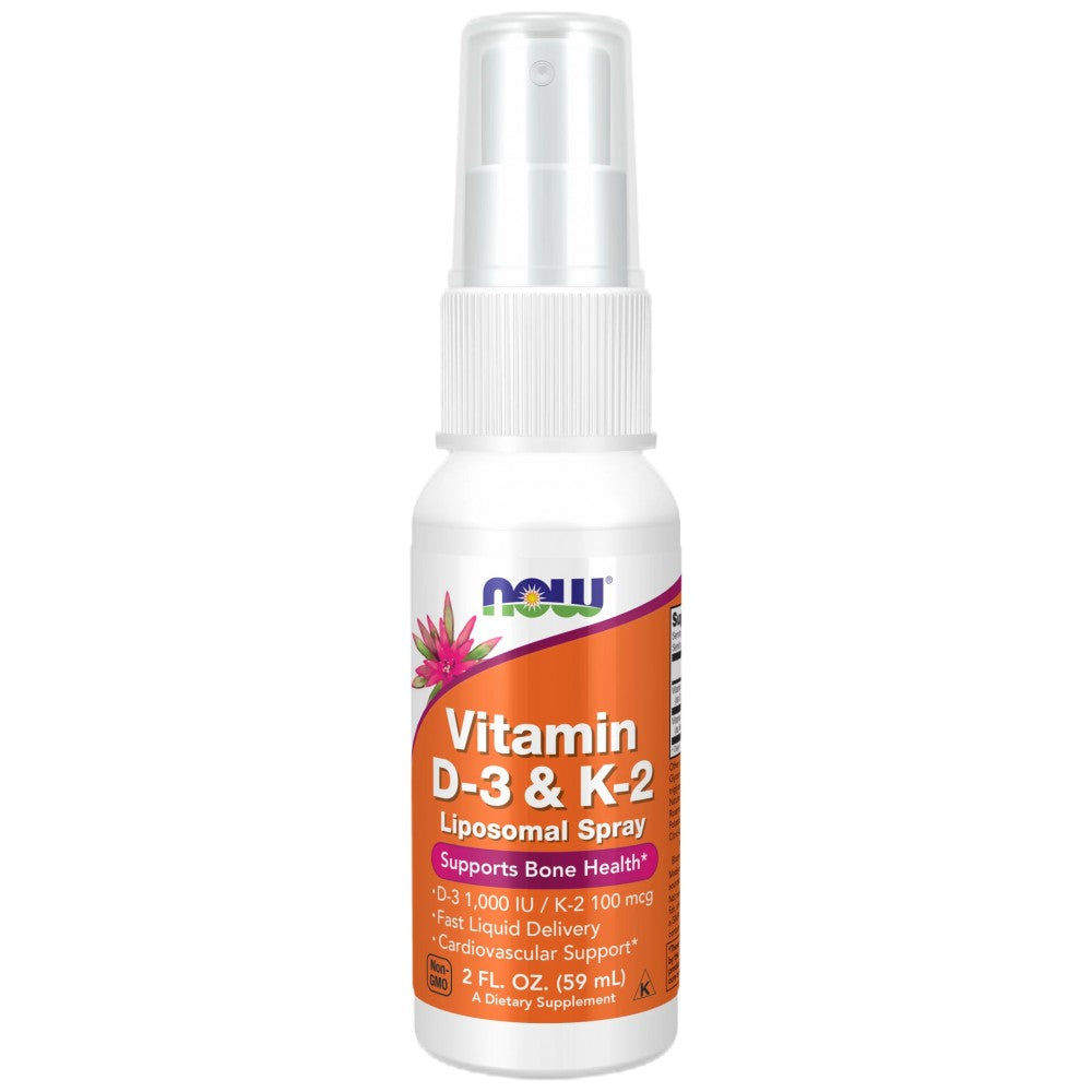 Vitamin D-3 1000 IU & K-2 100 mcg | Liposomsko razpršilo - 59 ml