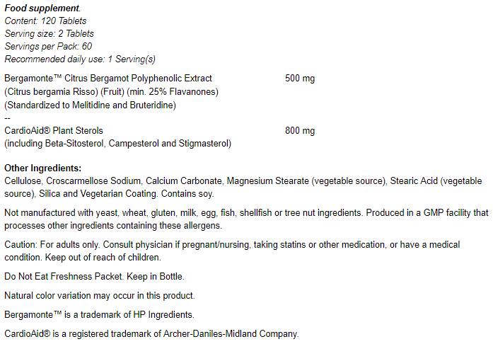 Holesterol pro - 120 tablet