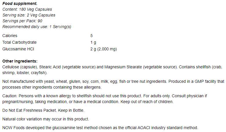 Glukozamin 1000 - 180 kapsul