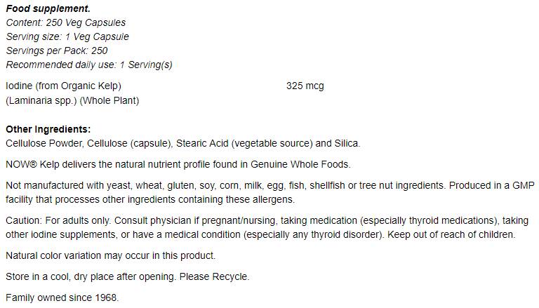 KELP 325 MCG - 250 kapsul