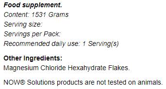 100% čisti magnezijevi kosmiči - 1531 gramov