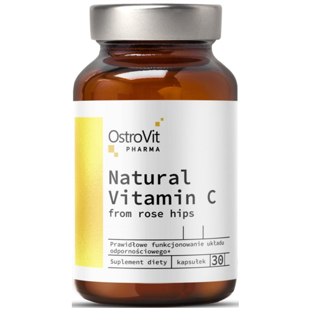 Naravni vitamin C 1000 mg / iz vrtnic bokov 30 kapsul