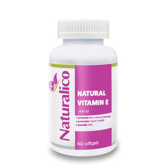 Naravni vitamin E 400 iu - 60 gel kapsul