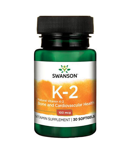 Naravni vitamin K2 100 mcg - 30 gel kapsul