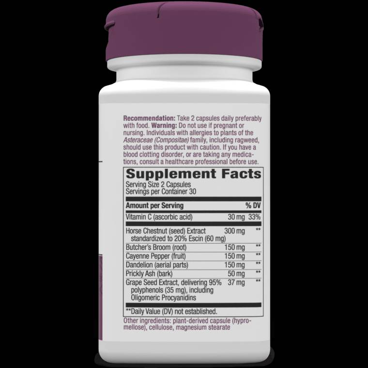 Žile z nogami s TRU -OPCS 435 mg - 60 kapsul