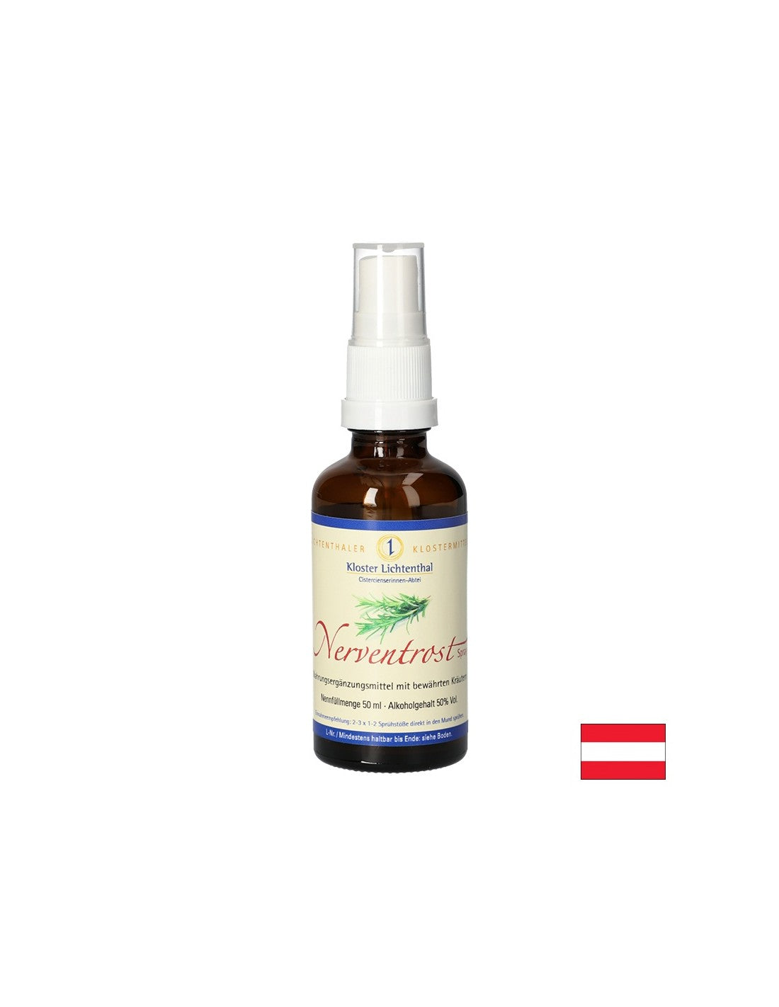 Zeliščna formula za živčni sistem, 50 ml razpršila