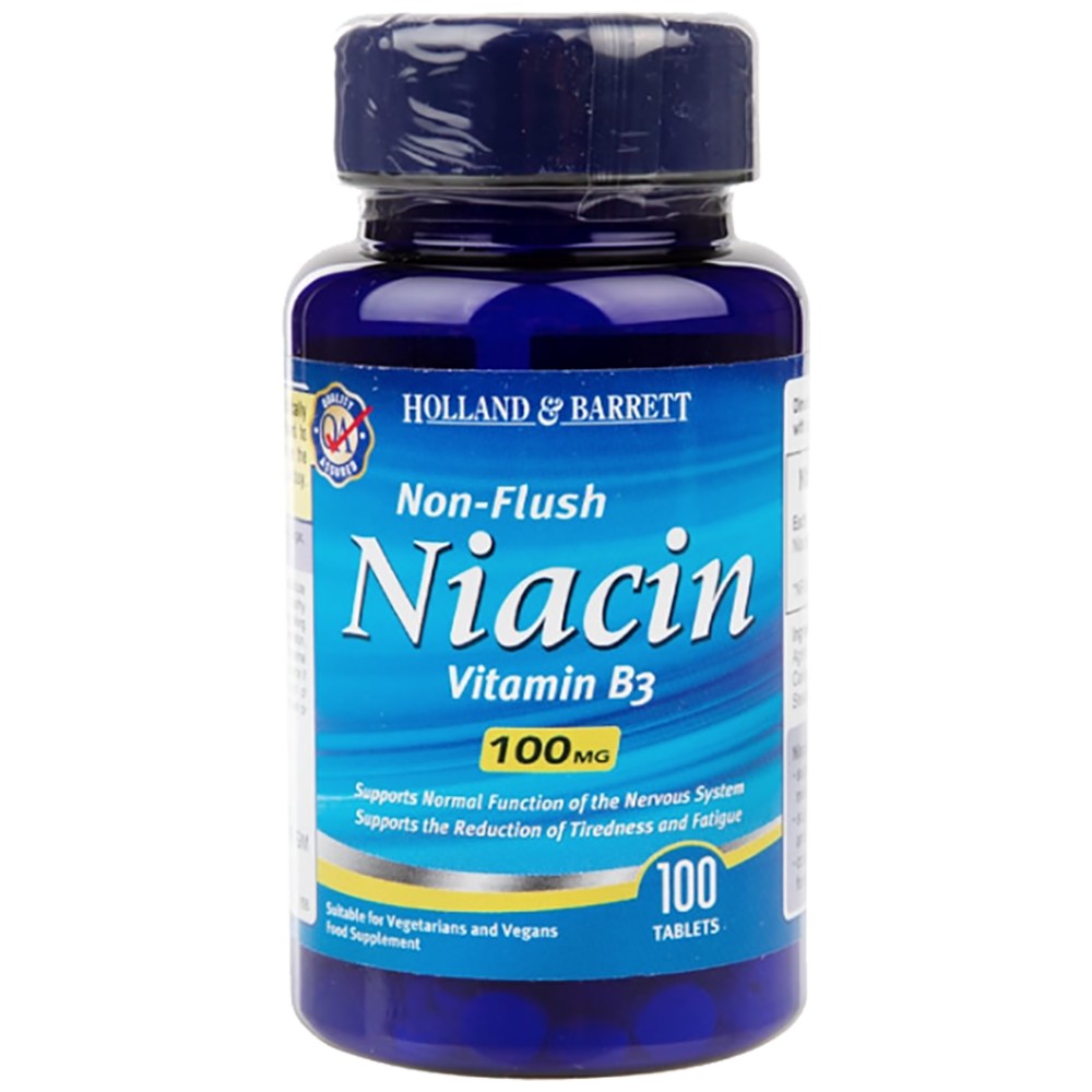 Neplačni niacin 100 mg - 100 tablet