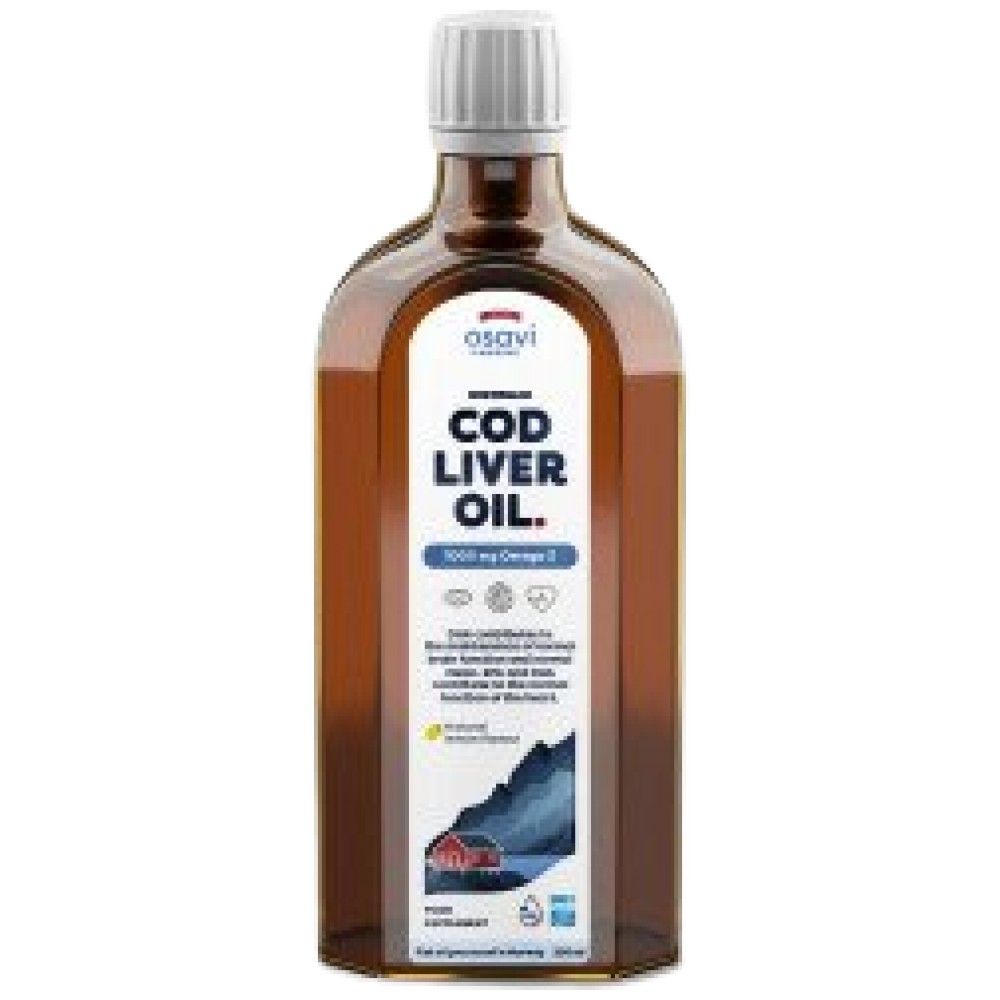 Norveško olje jetrne trske | Različni okusi tekoča omega - 250 ml