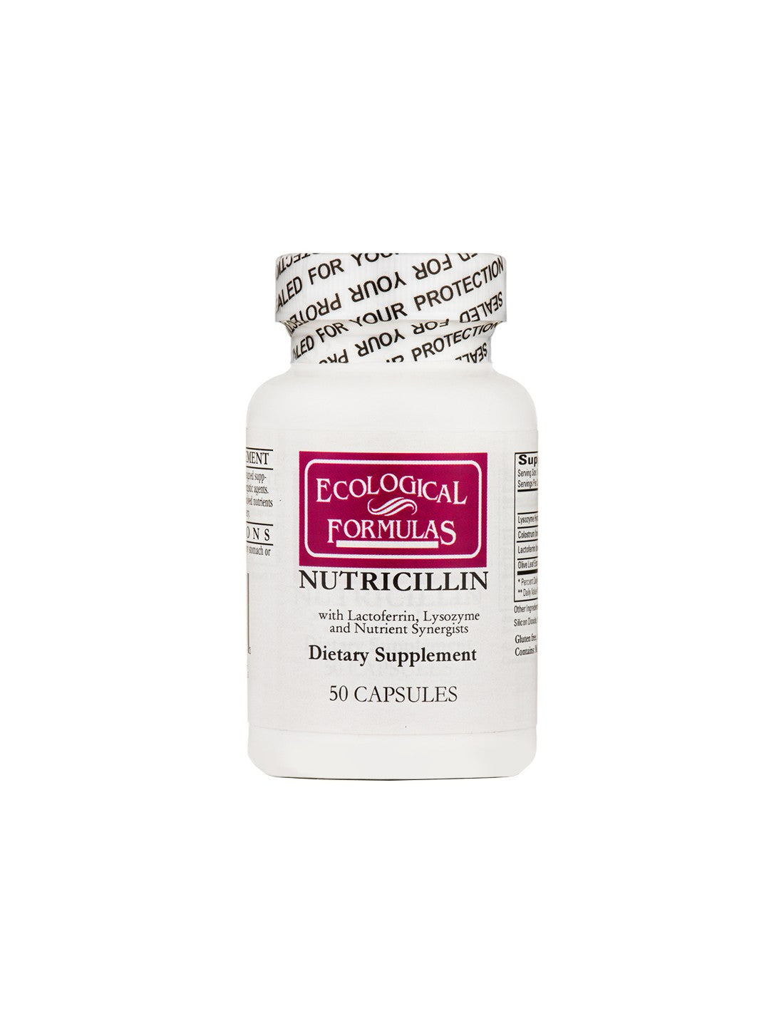 Nutricillin - Nutricillin, 50 kapsul ekoloških formul