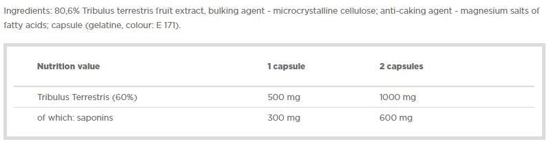 <tc>Olimp</tc> Tribusteron 60-500 mg. 120 kap.