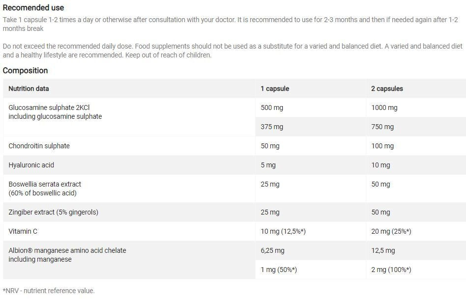 <tc>Olimp</tc> Arthroblock Forte 60 kapsul.