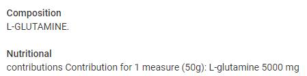 Glutamine Pro Zero | 100% čiste - 500 gramov