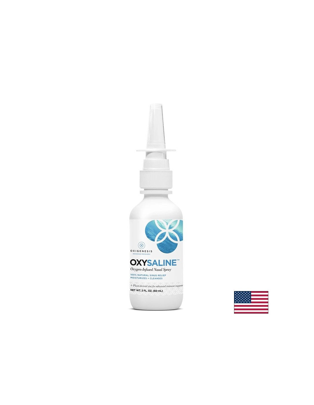 Oxysalin ™ nosni razpršilec za kisik, 60 ml