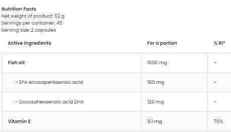 Omega 3 500mg | Enostavno pogoltniti 90 gel kapsule