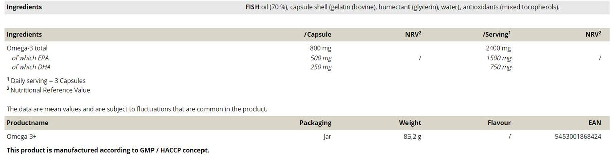 Omega -3+ - 60 gel kapsul