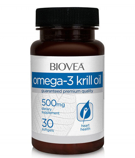Omega-3 kril olje 500 mg / 30 softgelov