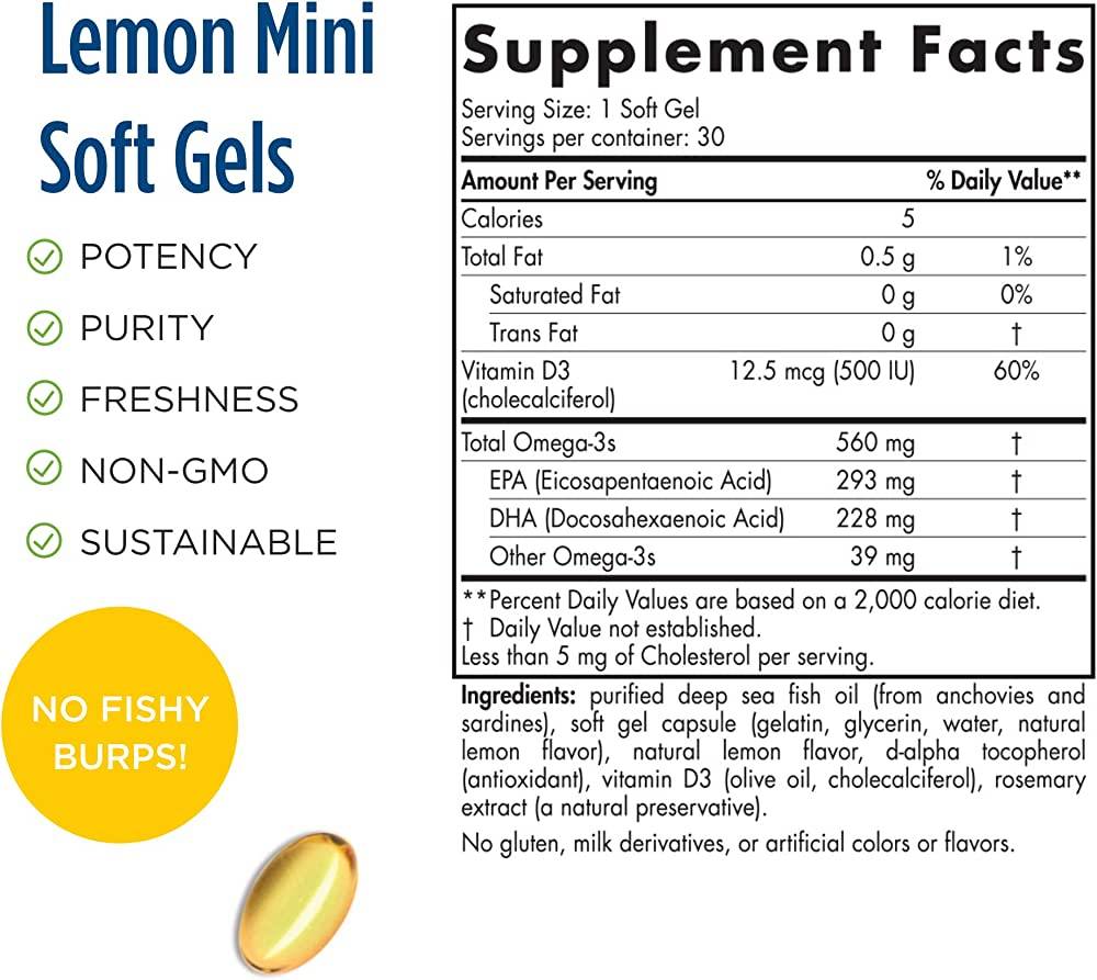 Omega ena 560 mg - 30 gel kapsul