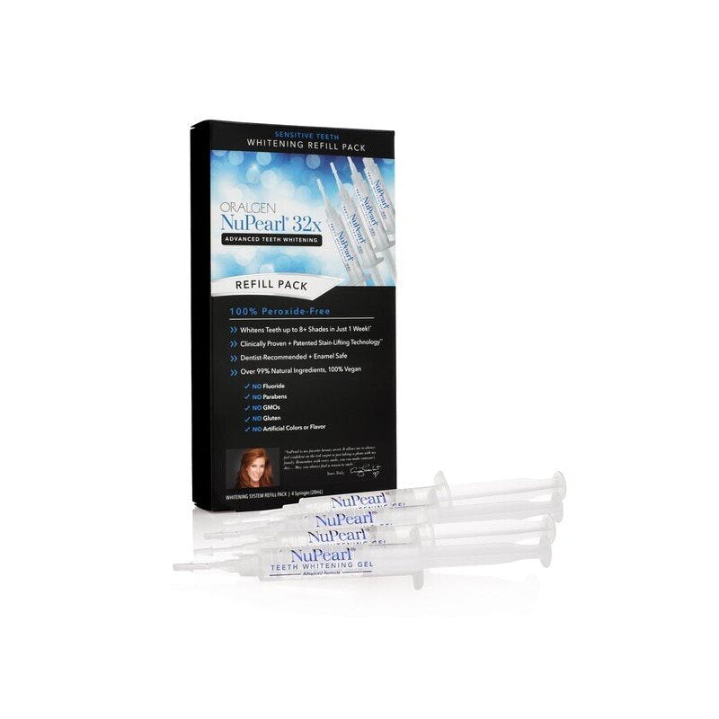 <tc>Oralgen</tc> NuPearl 32x napredni sistem za beljenje zob, polnilni paket 3 brizg - Sistem za beljenje zob