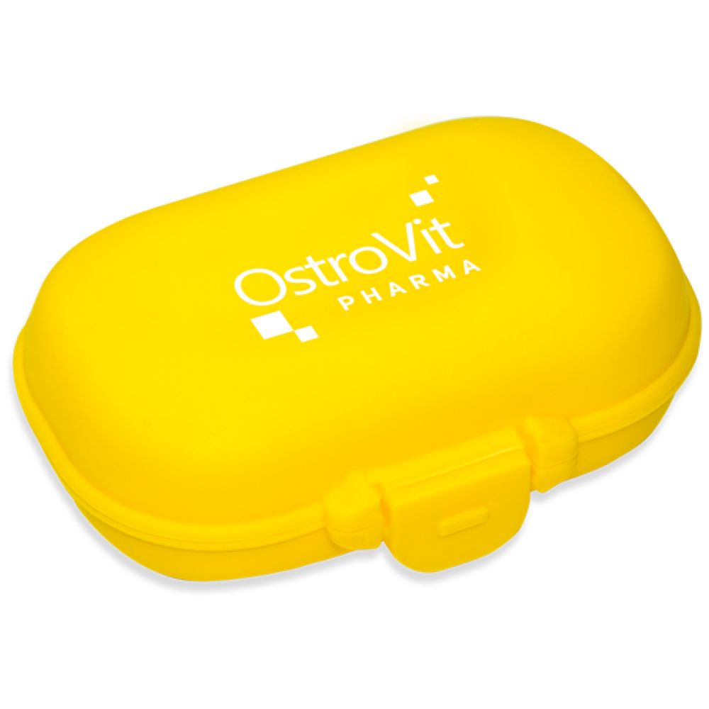 <tc>OstroVit</tc> Pillbox / Škatla za kapsule / Rumena