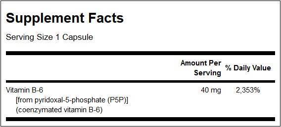 P-5-P / Pyridoxal-5-fosfat 40 mg-60 kapsul
