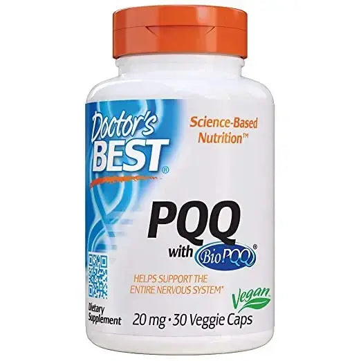PQQ, antioksidativne lastnosti, podpira živčni sistem, 20 mg, 30 kapsul, <tc>Doctor's Best</tc>