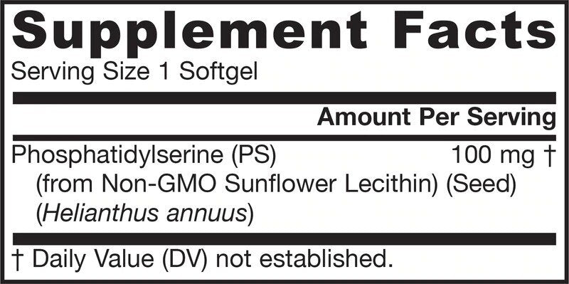Ps 100 / fosfatidilserin - 60 gel kapsul