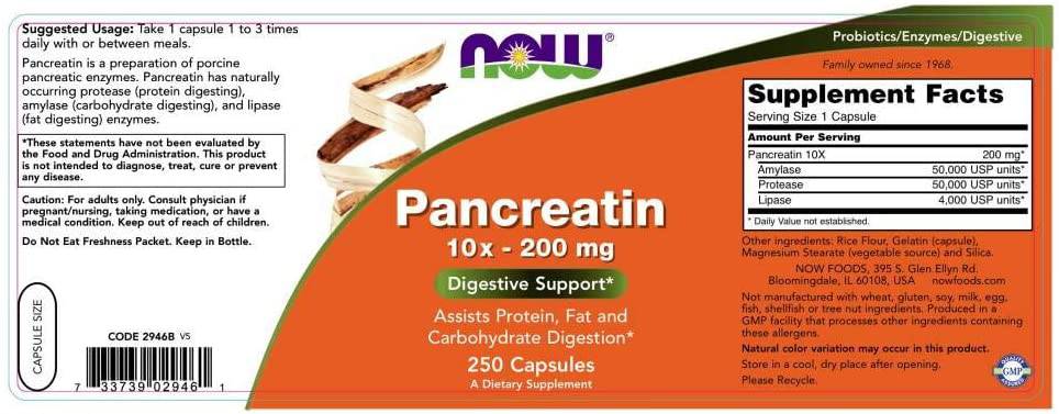 Pancreatin 2000 - 250 kapsul