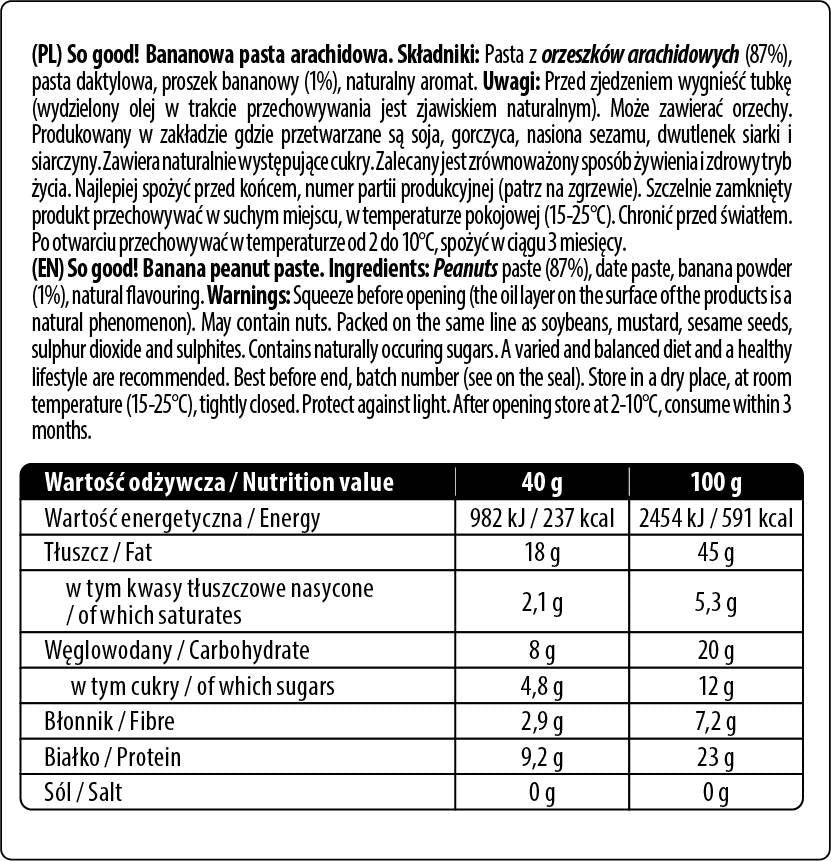 Velikost žepa / polna paste z arašidovim maslom / različnimi okusi 40 gramov