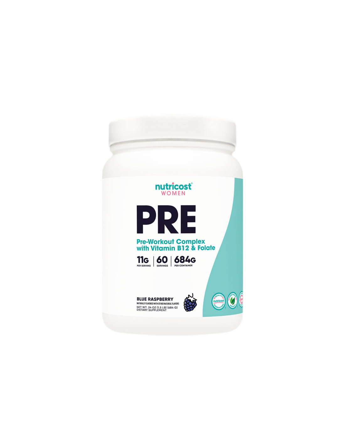 Kompleksna fitnes formula za ženske Pre-Workout, 684 g prahu <tc>Nutricost</tc>
