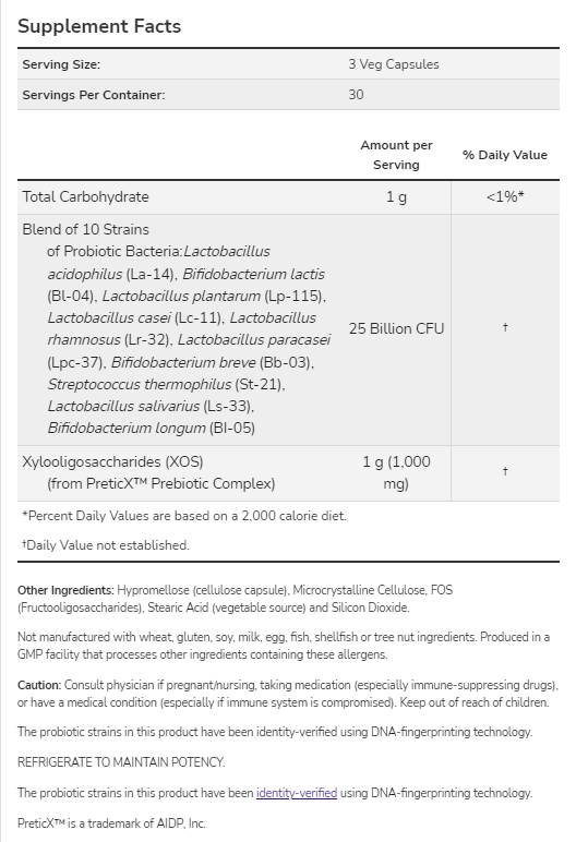 Probiotic -10 ™ & Bifido Boost ™ - 90 kapsul