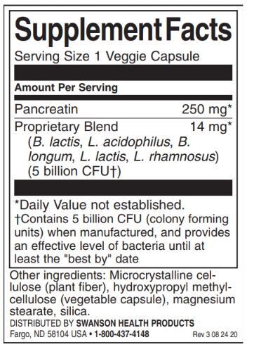 Probiotik s prebavnimi encimi - 60 kapsul