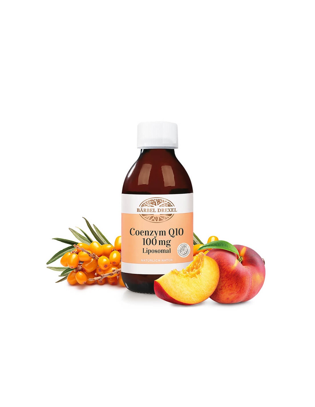Koencim Q10 z visoko absorpcijo - za zdravo srce 150 ml (aromo breskev)
