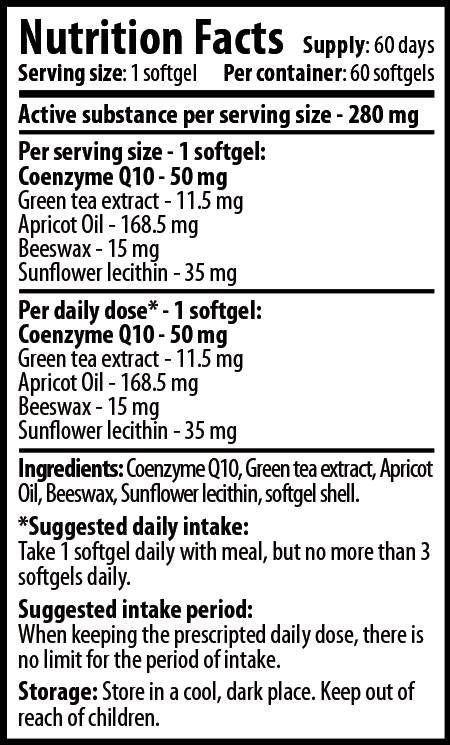 Čisto zlato Q10 - 60 kapsul