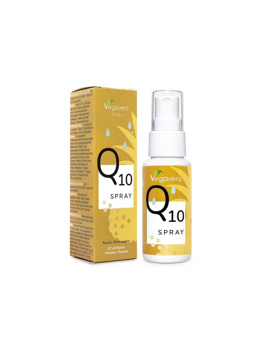 Q10 pršilo/ koencim Q10/ ustno pršilo, 27 ml, 100% vegansko <tc>Vegavero</tc>
