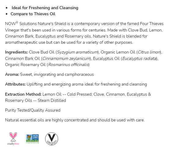 Nature's Shield | Zaščitna mešanica olja - 30 ml