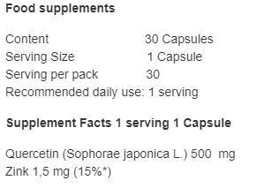 Quercetin Premium 30 kapsul <tc>Olimp</tc>