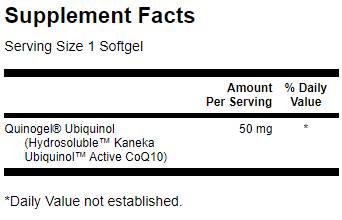 Quinogel - Hidrosolubilni ubikvinol CoQ10 30 gel kapsul