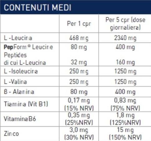 Ramtech - BCAA 2: 1: 1 - 120 tablet