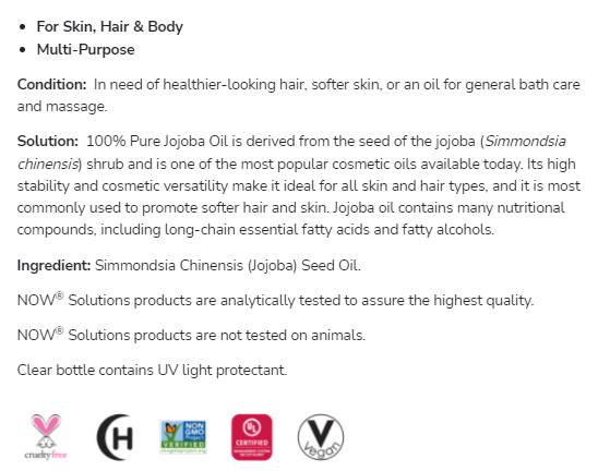 Jojoba olje | 100% čisto vlažilno olje - 118 ml