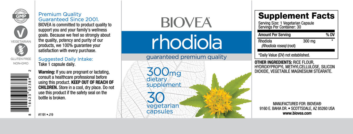 Rhodiola 300 mg / 30