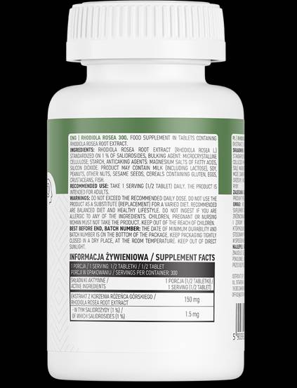 Rhodiola rosea 300 mg 150 tablet