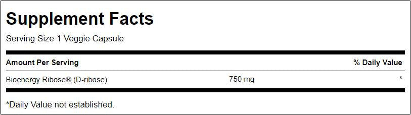 Riboza 750 mg - 60 kapsul