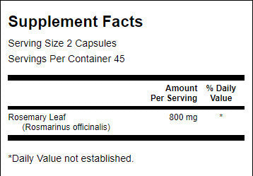 Rosemary 400 mg - 90 kapsul